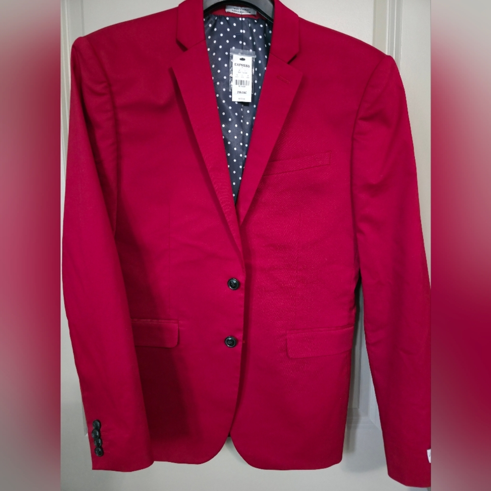 Express Bold Red Men's Blazer